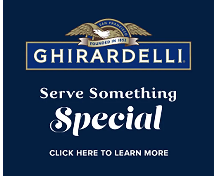 banner advertising ghirardelli professional products serve something special hot cocoa