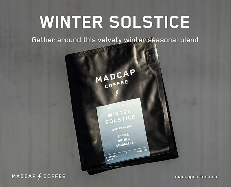 banner advertising madcap coffee subscription