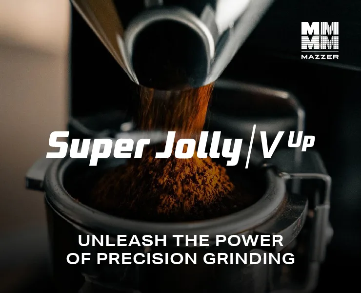 banner advertising Mazzer Super Jolly V up